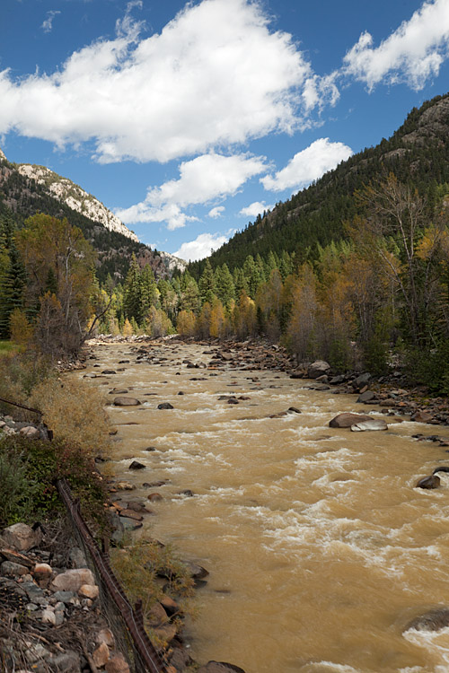 Durango and Silverton Narrow Gauge Railroad Animas River